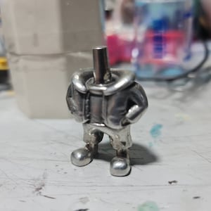 Zinn Perlenhalter Actionfigur