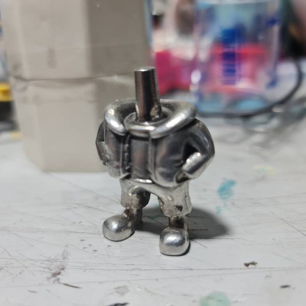 Pewter Bead Holder Action Figure