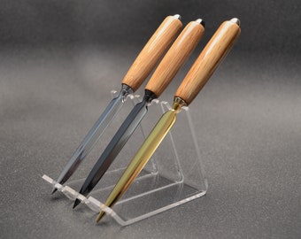 Whiskey Barrel Premium Letter Opener in Gold, Chrome, or Gunmetal Finish