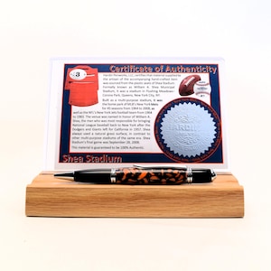 Handcrafted Pen Made New York Mets Shea Stadium Plastic Stadium Seat