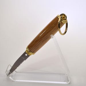 Whiskey Barrel Key Ring / Knife