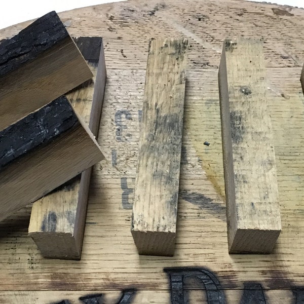 Whiskey Barrel Pen Blanks From A Used Jack Daniels Oak Whiskey Barrel With 2 COAs each.