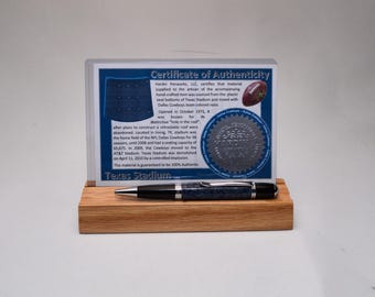 Pen Made From Dallas Cowboys Texas Stadium Plastic Stadium Seat