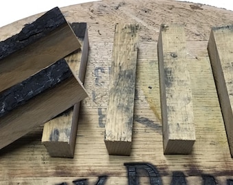 Whiskey Barrel Pen Blanks From A Used Jack Daniels Oak Whiskey Barrel With 2 COAs each.