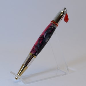 Diva Charm Twist Pen With Swarovski Crystals