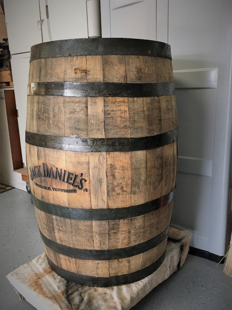 Reclaimed Used Wooden Jack Daniels Whiskey Barrel Used Oak Etsy
