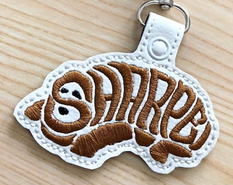 Sharpei Keychain