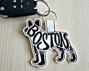 Boston Keychain