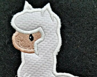 Embroidery Design Digitized Llama 4 x 4  Applique