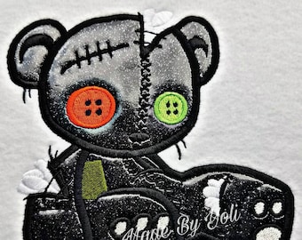 Overstuffed Doll 4 x 4 Applique Embroidery Design Digitized