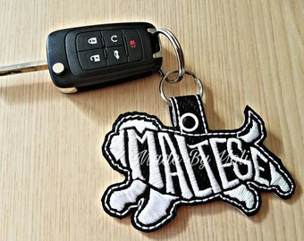 Maltese Keychain
