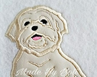 Embroidery Design Digitized Shih Tzu 4 x 4  Applique