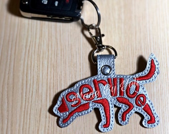 Labrador Service Keychain
