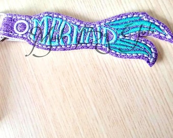 Embroidery Design Digitized Mermaid Keychain 4 x 4