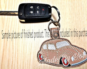 Embroidery Design Digitized B Keychain 4 x 4