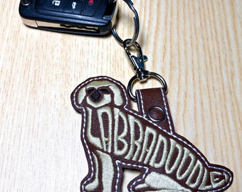 Labradoodle Keychain