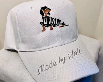 Dachshund Text Fill Hat