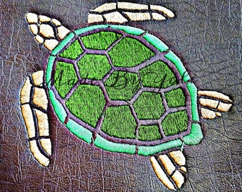 Embroidery Design Digitized Sea Turtle 4 x 4
