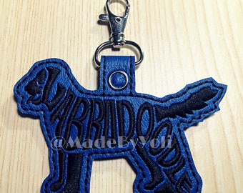 Labradoodle Keychain