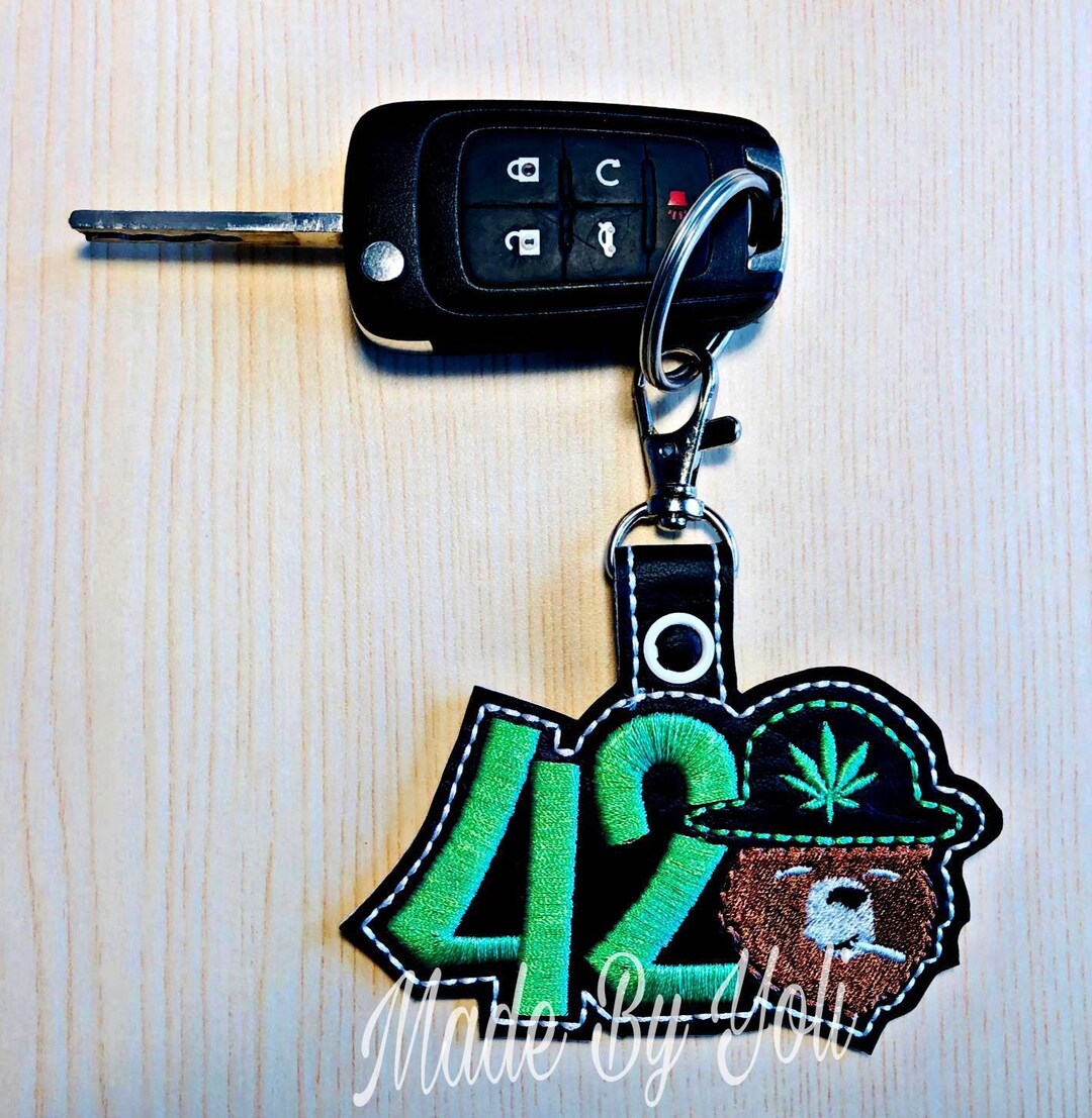 Embroidery Design Digitized 420 Keychain 4 X 4 - Etsy