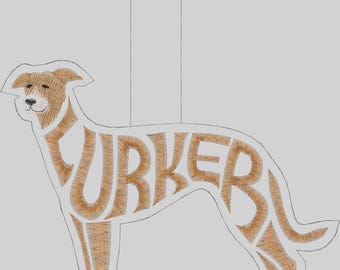 Lurker Keychain 4 x 4 2024 Embroidery Design Digitized
