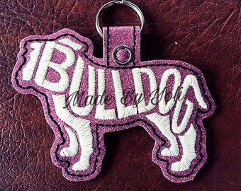 Bulldog Keychain