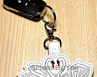 Swan Keychain