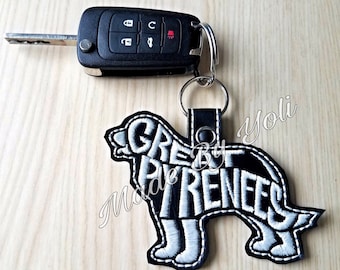 Great Pyrenees Keychain