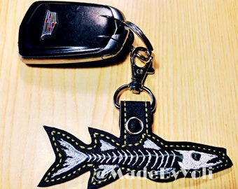 Barracuda Fish-bone  Key chain