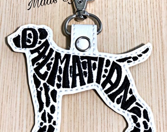 Dalmatian Keychain