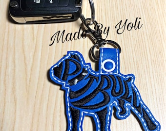 Pitbull Keychain
