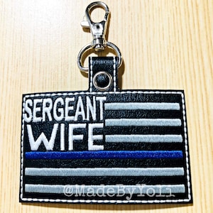 Sergeant Wife Keychain