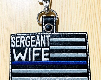 Sergeant Wife Keychain
