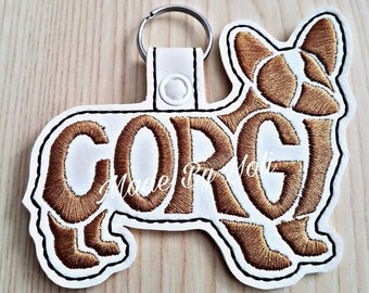 Corgi Keychain