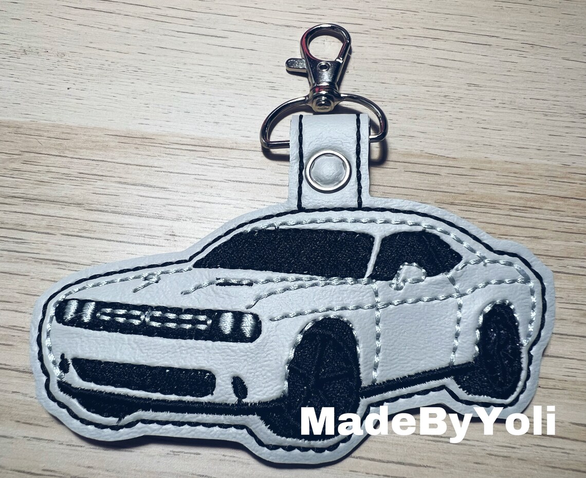C Sports Car Keychain Etsy