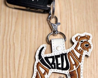 Airedale Keychain