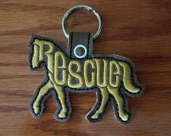 Rescue Horses Keychain