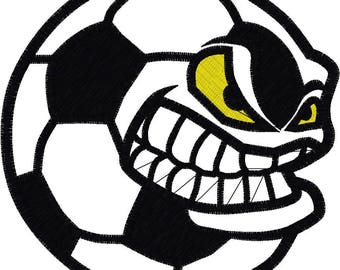 Embroidery Design Digitized Soccer 5 x 7 Applique