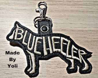 Blue Heeler Keychain