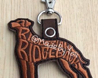 Rhodesian Ridgeback Keychain