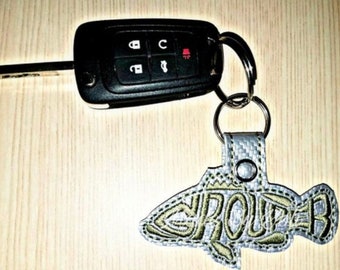 Grouper Fish Keychain