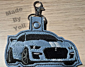 C Sports Car Keychain