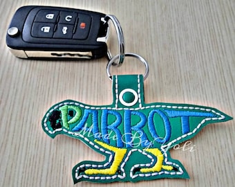 Embroidery Design Digitized Parrot Keychain 4 x 4