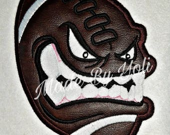 Embroidery Design Digitized Football 5 x 7 Applique