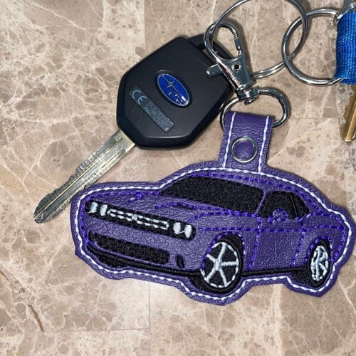 C Sports Car Keychain Etsy