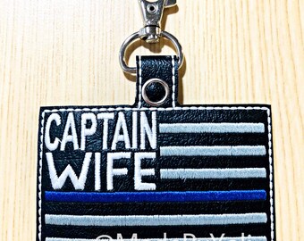 Captain Wife Keychain