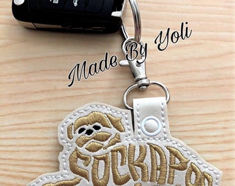 Cockapoo Keychain