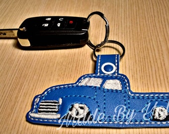 Old C Truck Keychain