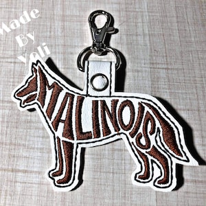 Malinois Keychain