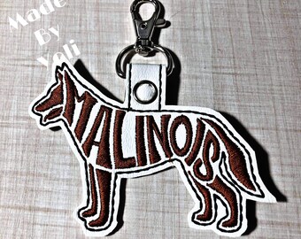 Malinois Keychain